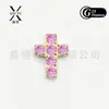 Pendientes de aleación de titanio f136 con incrustaciones de circonita brillante en forma de cruz G23, piercings para labio, piercings para ombligo, piercings para cartílago de la oreja, piercings para ceja, joyería para piercing