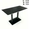 Mesa de Comedor Comercial de Pizarra, Mesa de Negociación, Mesa Cuadrada, Mesa Redonda, Restaurante, Tienda de Comida Rápida, Mesa de Pizarra, Juego de Mesa y Sillas para Tienda de Té de Burbujas