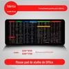 Preto Tecla de Atalho Grande Edge Lock Cor Mouse Pad Big Mouse Pad Publicidade Mouse Pad Logotipo imprimível