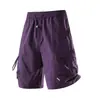 Shorts de Trabalho Masculino Novo Estilo Verão Outdoor, Secagem Rápida, Calça de Cinco Pontos Solta, Esportivo Casual, Seda Gelada Respirável, Marca Tendência, Shorts Masculino