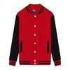 Todo Algodón Rizo Grande Delgado Traje de Béisbol Sudadera Ropa de Trabajo Personalizada Grupo de Personal Chaqueta Deportiva de Ocio Logo Bordado