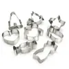 Herramientas para Hornear Acero Inoxidable Molde para Galletas Molde para Galletas DIY Molde para Galletas con Forma de Estrella Molde para Galletas con Forma de Corazón Galletas
