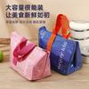 Bolsa Portátil Aislada para Trabajadores de Oficina para Llevar Bolsas de Almuerzo al Salir, Bolsa de Almuerzo Impermeable, Bolsa Aislada de Papel Aluminio Engrosado de Gran Capacidad