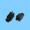 Suministro PJ-211A enchufe de auriculares de 3 pines de 2,5 en línea base de audio estéreo de doble canal PJ-211