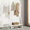 Perchero de pie personalizado para uso en interiores, perchero simple para dormitorio, uso doméstico, tendedero para dormitorio de estudiantes