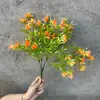 Serie Estilo Jardín de Monet Guía de Carretera del Salón de Bodas Paisaje Tienda de Flores Artificiales Decoración de Escaparate Estilo Pintura al Óleo Gama Alta