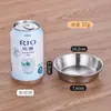 Prato pequeno dourado estilo coreano para molho 304 aço inoxidável prato de molho ketchup pimenta do reino mostarda prato de tempero prato para dip