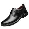 Temu Cross-Border Southeast Asia Sapatos Masculinos de Couro de Alta Qualidade, Sapatos Casuais Formais de Negócios em Couro, Cadarço, Fivela Decorativa, Estilo Britânico