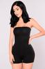 Aliexpress Amazon Comércio Exterior Venda Quente Fornecimento Europeu e Americano Cor Sólida Slim Sexy Macacão Tomara que Caia Venda Direta da Fábrica