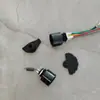 Accesorios para recolector de trama, enchufe de cinco pines para recolector de trama, enchufe con cable, aspa de ventilador, resorte pequeño del recolector de trama