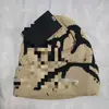 Moda Otoño e Invierno Versátil Letra 2025 Gorro de Punto Casual Europeo y Americano Cálido para Clima Frío Transfronterizo Europeo y Americano Unisex Gorro Tejido