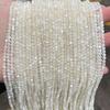 Jingde Jewelry Perlas de Nácar Blanco Natural Perlas Redondas Concha de Perla Blanca Perlas Sueltas Perlas Enfiladas Accesorios para Pulseras Venta al por Mayor