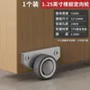 Polea de puerta corredera rodamiento silencioso soporte de carga rueda direccional de goma soporte para puerta caída rodillo de soporte movimiento de muebles