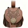Bolsa de Disco Medieval Estilo Vikingo Escandinavo Accesorios Retro de Cosplay Amazon Temu Estilo Caliente Transfronterizo