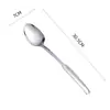 Nova Espátula de Aço Inoxidável Espátula Doméstica para Refogar Utensílios de Cozinha Conjunto de Cozinha Espátula para Fritar Colher Grande com Furos Concha de Sopa Espessada
