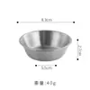 Molheira de Aço Inoxidável 304, Prato Pequeno Comercial, Prato Dourado Coreano para Kimchi, Utensílios de Mesa para Churrasco, Prato para Molho, Prato para Condimentos