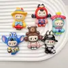 Muñeca de Carta Gigante de Dibujos Animados Accesorios de Resina para DIY Imán para Nevera Hecho a Mano Accesorios para Llavero Colgante Parche Lote