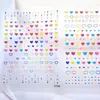 Nuevas y Versátiles Calcomanías para Uñas de Corazón de Dopamina 5D en Relieve Lazo Dulce Oso Pequeño Botón Calcomanías para Uñas Guka