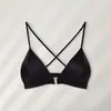 Nueva Lencería Yuyue de Cierre Frontal Estilo Francés de Seda para Mujer, Hecha de Seda de Morera, Sexy Escote en V Profundo, Sujetador Francés sin Varillas