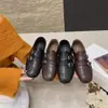 Zapatos Pequeños de Cuero Brogues Tallados Retro para Mujer 2026 Nuevos de Otoño Más Vendidos Mocasines con Hebilla Mary Janes Zapatos de Vestir