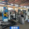 Máquina de solda por costura de torno CNC máquina de solda de topo pequena de aço inoxidável equipamento de soldagem pneumático máquina de solda por costura CNC automática