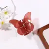 Pinza de Pelo de Mariposa Colorida, Pinza de Garra Brillante de Tamaño Mediano Engrosada para Recogido en la Parte Trasera de la Cabeza, Estilo Chica Linda, Directo del Fabricante