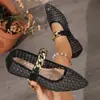 Nuevas Sandalias Planas Transpirables de Verano 2026 para Mujer, Talla Grande, Casual, Cómodas, Bolsillo Hueco, Punta Puntiaguda