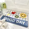 Alfombra de Imitación Cachemir con Dibujos Transfronteriza Fácil Cuidado Felpudo para Puerta de Entrada Alfombrilla Absorbente de Agua y Secado Rápido para Baño Alfombrilla de Piso para Baño