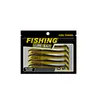 Isca artificial 9cm com rosca e cauda em T, soft bait com anzol de cabeça de chumbo para montagem Texas invertida, adequada para robalo de água doce, peixe mandarim e outras espécies de peixes.