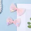 Huiya Bola de Espuma de Malha Colorida Gravata Borboleta Roupas Infantis Acessórios de Cabelo Acessórios de Laço Feitos à Mão DIY Atacado