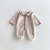 Versión Coreana Ins Ropa de Otoño e Invierno para Bebé 2026 Mono de Terciopelo Doble Cara Mono con Forro Polar Chaqueta Seguridad Clase A