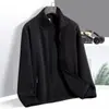 Sudadera Cardigan Gruesa con Forro Polar Chaqueta para Hombre Otoño e Invierno Nueva Cuello Alto Casual Polar Polar Superior