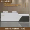 Mostrador de Caja Moderno Lujo Ligero Recepción de Hotel Salón de Belleza Salón de Peluquería Mostrador de Recepción Mostrador de Bar Simple Envío Prioritario