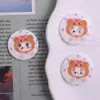 Botones Redondos de Gato Acrílico Lindos de Dibujos Animados para Ropa Infantil de Niños DIY Colgantes para Cuerda de Teléfono Móvil Accesorios de Flor para Zapatos