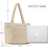 Nueva bolsa de mano esponjosa con múltiples bolsillos de Amazon, bolso de hombro esponjoso ligero, bolso de mano para viaje