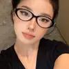 Nuevas Gafas Ojo de Gato de Gama Alta para Mujer, Estilo Coreano de Moda, Aspecto Natural, Luz Azul Anti-Reflejo, Montura Ultra Ligera Tr90