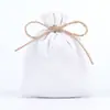 Nueva Bolsa de Almacenamiento para Empaque de Joyería Bolsillo con Cordón de Algodón y Lino Empaque de Almacenamiento para Collares y Perfumes Bolsa de Regalo