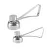Abrehuevo de Mármol de Acero Inoxidable 304, Gadget de Cocina para Romper Cáscaras de Huevo y Cortar Huevos, Venta al por Mayor Transfronteriza