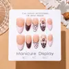 T841 # Bolinhas Florais Amêndoa Curta Strass Flores Pequenas Pintadas à Mão Retro Chocolate Contas de Aço Flores Pequenas Tridimensionais Estilo Menina Doce Suave.