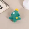 Serie Navideña Llavero de Peluche Colgante Pequeño Regalo Navideño Broche Pequeños Accesorios de Joyería Colgante para Bolsa Venta al por Mayor