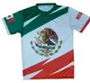 Tamanho Europeu Transfronteiriço Venda Quente Comércio Exterior Novo Estilo Esportivo Impressão Digital 3D Camiseta Masculina Manga Curta Série México Top
