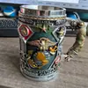 Taza Popular Transfronteriza, Taza de Agua Creativa de Resina y Acero Inoxidable, Copa de Vino Personalizada, Decoración de Regalo, Taza de Café para Acampar