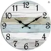 Reloj de Pared Simple con Grano de Madera para Sala de Estar Reloj Silencioso Redondo Reloj Amazon Colgante de Pared para Hogar Sala de Estar Reloj Decorativo