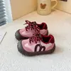 Nuevas zapatillas de suela blanda antideslizantes de otoño para niños de 3 a 6 años, zapatos casuales de colores combinados para niños y niñas, zapatos para bebés