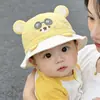 Chapéu de Bebê para Primavera e Outono, Estilo Fino para Meninos, Chapéu de Sol para Exterior, Chapéu de Pescador Ajustável para Bebês e Crianças Pequenas