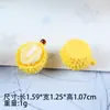 Simulación Ultra-Mini Fruta Linda Gránulos Comida Miniatura Juguetes Pegamento de Crema DIY Pasadores de Pelo Hechos a Mano Hebillas de Zapatos Ropa de Muñeca Adornos de Resina