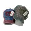 Gorra de béisbol de mezclilla lavada vintage nueva para hombres y mujeres, estilo hip hop, para exteriores, con puños viejos, transfronteriza entre Europa y Estados Unidos
