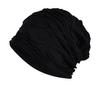 Gorro de Inverno para Mulheres, Elástico de Camada Dupla Plissado Personalizado Moda Japonesa e Coreana Afina o Rosto Versátil à Prova de Vento e Calor