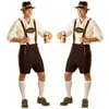 Traje Típico Alemão Oktoberfest Uniforme de Festa Carnavalesca de Cerveja Europeu e Americano Macacão Masculino Comércio Transfronteiriço