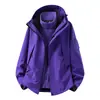 Conjunto de dos piezas de chaqueta de plumón para hombre estilo Luotuo 3 en 1 para exteriores, chaqueta de montañismo cálida, impermeable y a prueba de viento para mujer